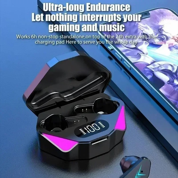 Wireless Bluetooth Earphones for Gaming and Low Latency Audio