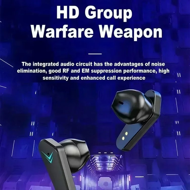 Wireless Bluetooth Earphones for Gaming and Low Latency Audio