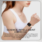 Bluetooth Smart Watch 1.7 Inch HD Fitness Tracker Watch with IP67 Waterproof
