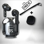 Bluetooth Earbuds Wireless Gaming Headsets Noise Cancelling Earphones with LED Display & Microphone for Sports and Gam
