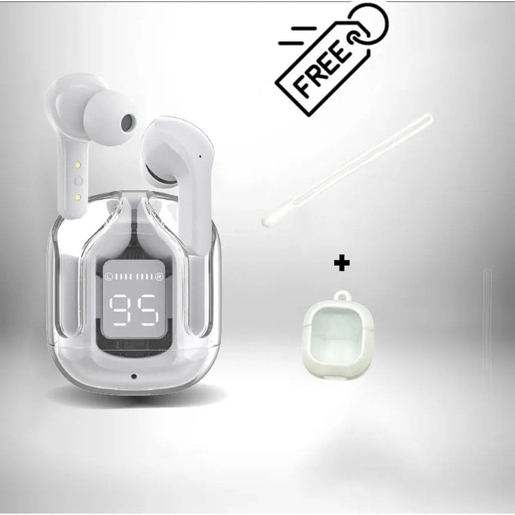 Bluetooth Earbuds Wireless Gaming Headsets Noise Cancelling Earphones with LED Display & Microphone for Sports and Gam