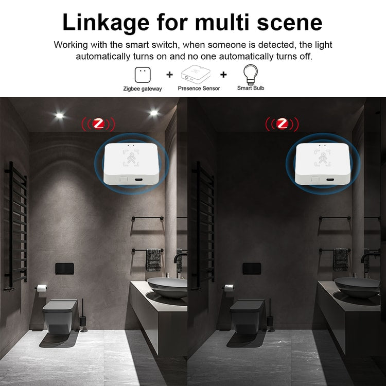 Smart Home Motion Sensor with Luminance and Distance Detection
