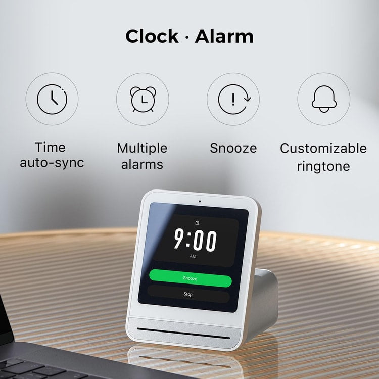 Qingping Air Detector Pro, Smart Home Touch Screen Monitor for CO2, PM2.5, Temperature & Humidity