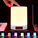 3-in-1 Bluetooth Touch Lamp Portable Speaker & Alarm