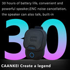 Wearable Bluetooth Speaker IPX7 Waterproof Clip On Portable Speaker with Microphone